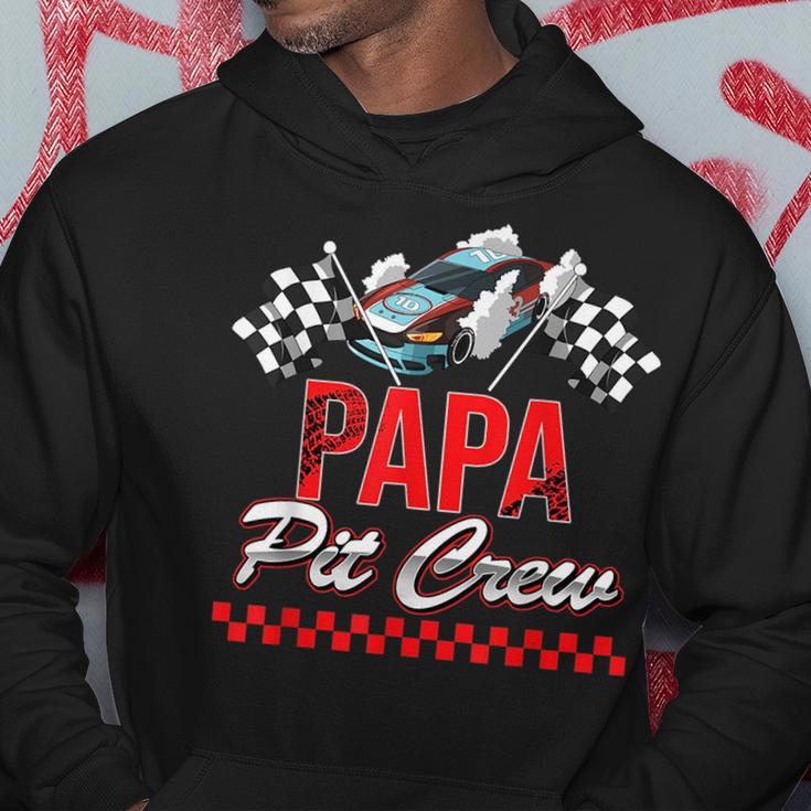 Race Car Birthday Party Racing Family Papa Pit Crew Racing Funny Gifts Hoodie Unique Gifts