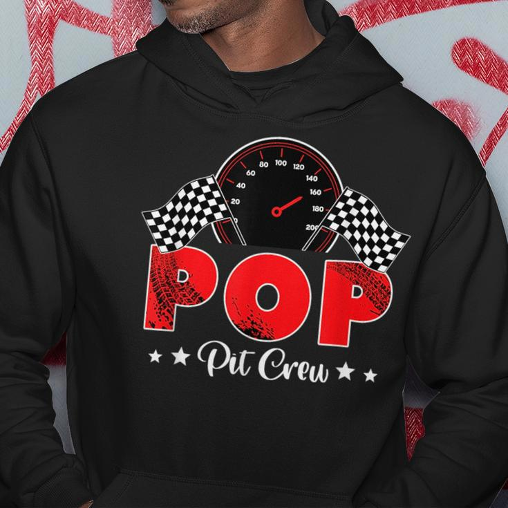 Race Car Racing Family Pop Pit Crew Birthday Party Gift Racing Funny Gifts Hoodie Unique Gifts
