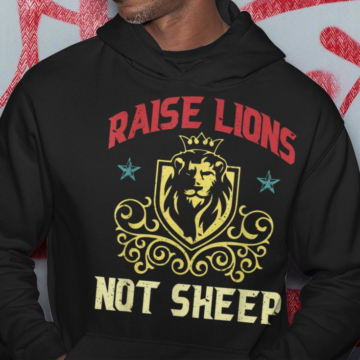 Raise Lions Not Sheep Patriot Party America Usa 1776 Great Hoodie Unique Gifts