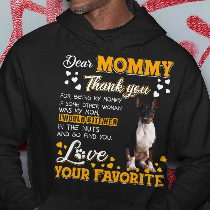 Rat Terrier Dear Mommy Thank You For Being My Mommy Hoodie Unique Gifts