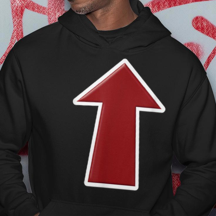 Red Arrow Pointing Up Hoodie Unique Gifts