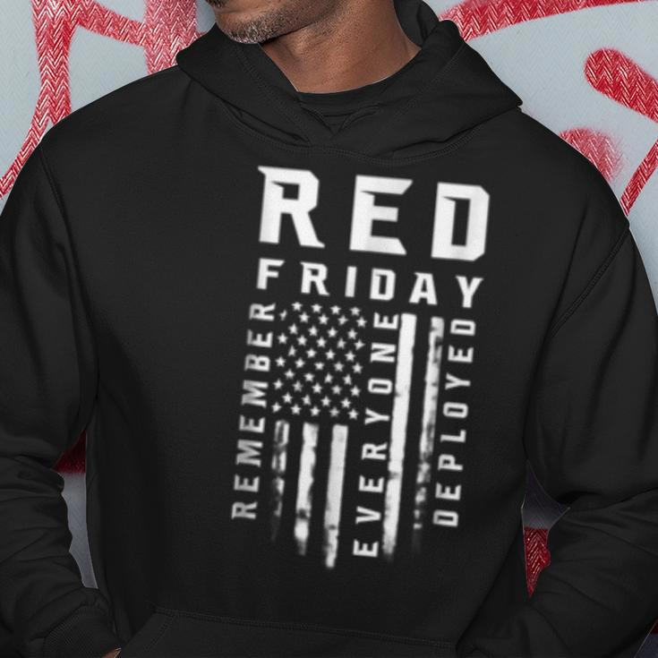 Red Friday Remember Everyone Veteran Deployed Hoodie Unique Gifts