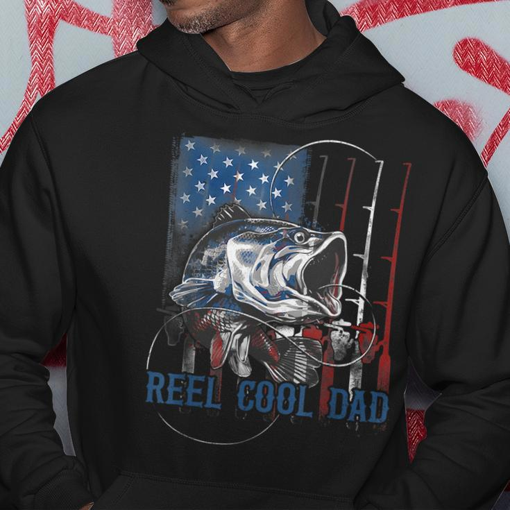 Reel Cool Dad Fishing Fathers Day Gift 4Th Of July Dad Joke Hoodie Personalized Gifts