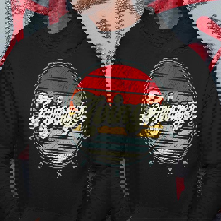 Retro Avinger Home State Cool 70S Style Sunset Hoodie Unique Gifts