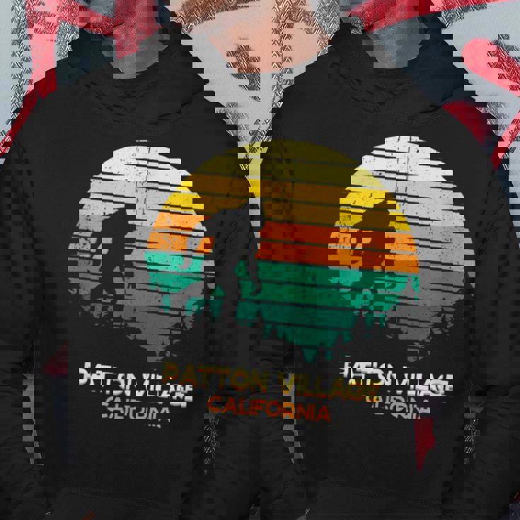 Retro Bayou Patton Village California Bigfoot Souvenir Hoodie Unique Gifts