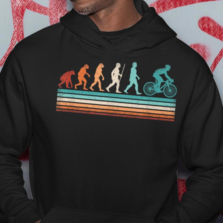 Retro Cyclist Evolution Cycling Mountain Bike Biking Bicycle Cycling Funny Gifts Hoodie Unique Gifts