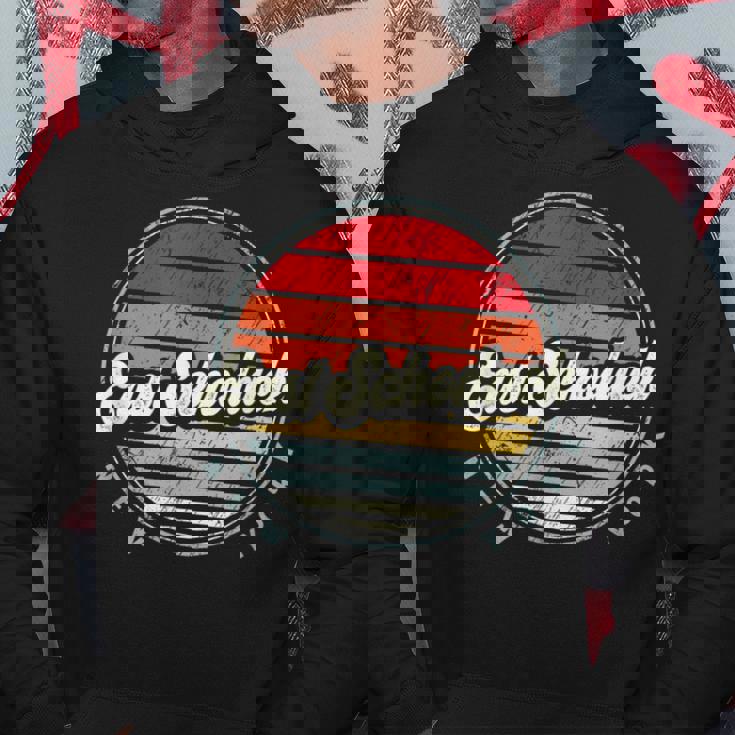 Retro East Schodack Home State Cool 70S Style Sunset Hoodie Unique Gifts