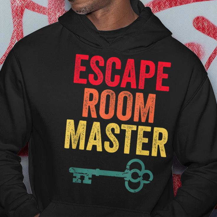 Retro Escape Room Master Vintage Escape Room Squad Hoodie Unique Gifts