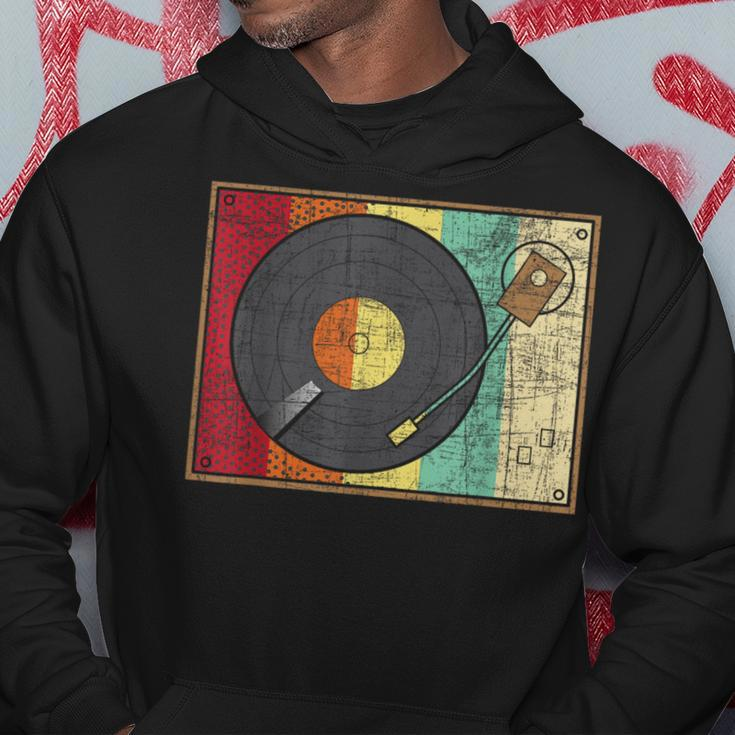 Retro Vintage Vinyl Record Player - Turntable Music Lover Vinyl Funny Gifts Hoodie Unique Gifts