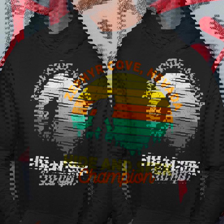 Retro Zephyr Cove Nevada Big Foot Souvenir Hoodie Unique Gifts