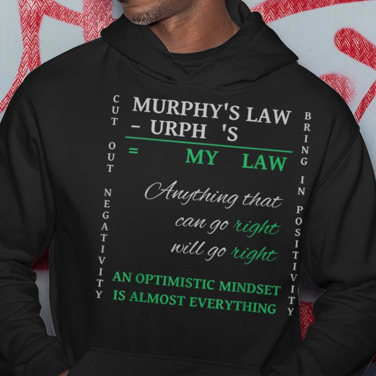 Reverse Murphy's Law Optimistic Mindset Is Almost Everything Hoodie Unique Gifts