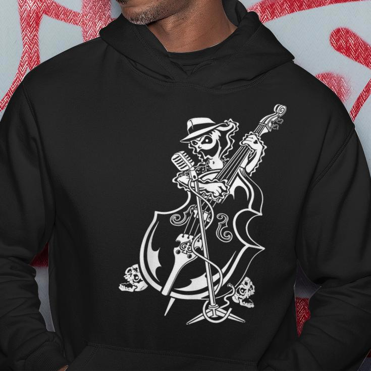 Rockabilly Upright Bass Player Rockabilly Singer Hoodie Unique Gifts