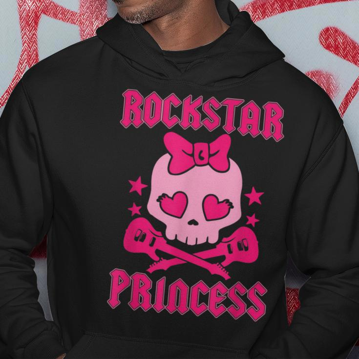 Rockstar Princess Heavy Metal Pirate Skull Pink Hoodie Unique Gifts