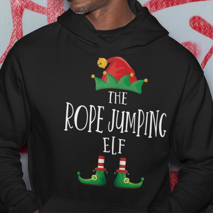 Rope Jumping Elf Family Matching Pajamas Christmas Hoodie Personalized Gifts