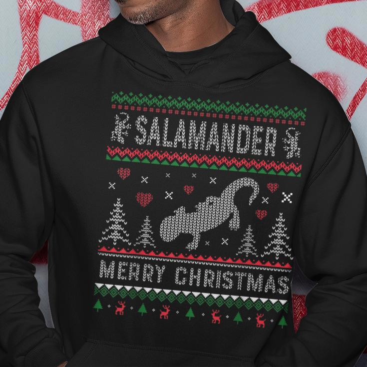 Salamander Ugly Christmas Sweater Style Hoodie Unique Gifts