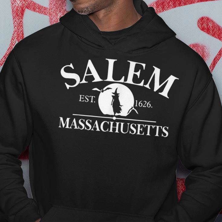 Salem The City Of Witches Massachusetts Ma Vintage Hoodie Funny Gifts