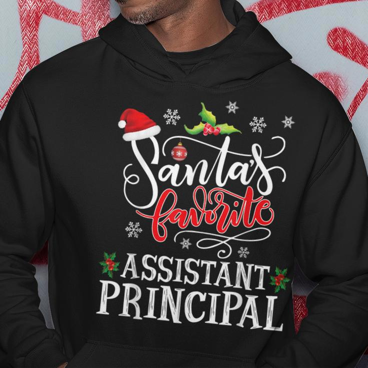 Santa's Favorite Assistant Principal Christmas Party Xmas Hoodie Unique Gifts
