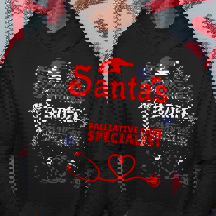 Santas Favorite Palliative Care Specialist Christmas Hoodie Unique Gifts Santas Favorite Palliative Care Specialist Christmas Hoodie Unique Gifts