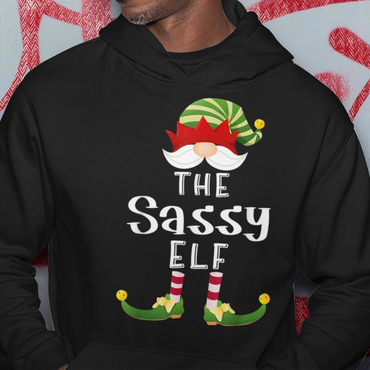 Sassy Elf Group Christmas Pajama Party Hoodie Funny Gifts