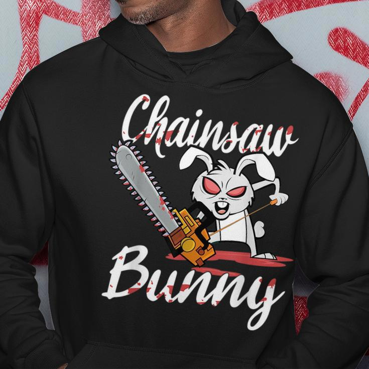 Scary Chainsaw Bunny Halloween Horror Movie Fan Nightmare Hoodie Unique Gifts