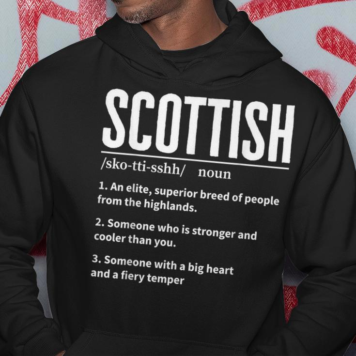 Scottish Definition Scottish & Scotland Heritage Hoodie Unique Gifts
