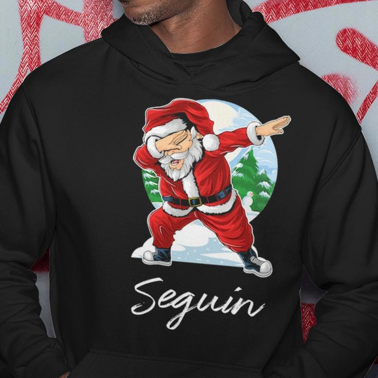 Seguin Name Gift Santa Seguin Hoodie Funny Gifts