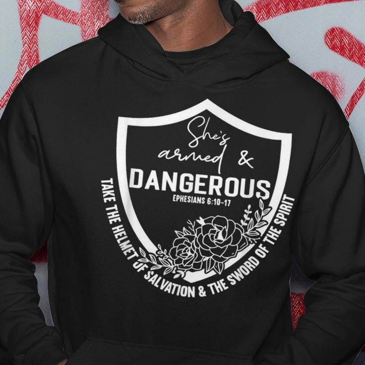She Is Armed And Dangerous Hoodie Unique Gifts