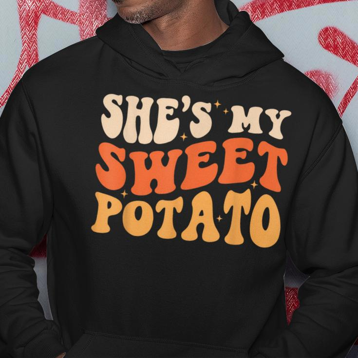 She Is My Sweet Potato I Yam Thanksgiving Matching Couples Hoodie Funny Gifts
