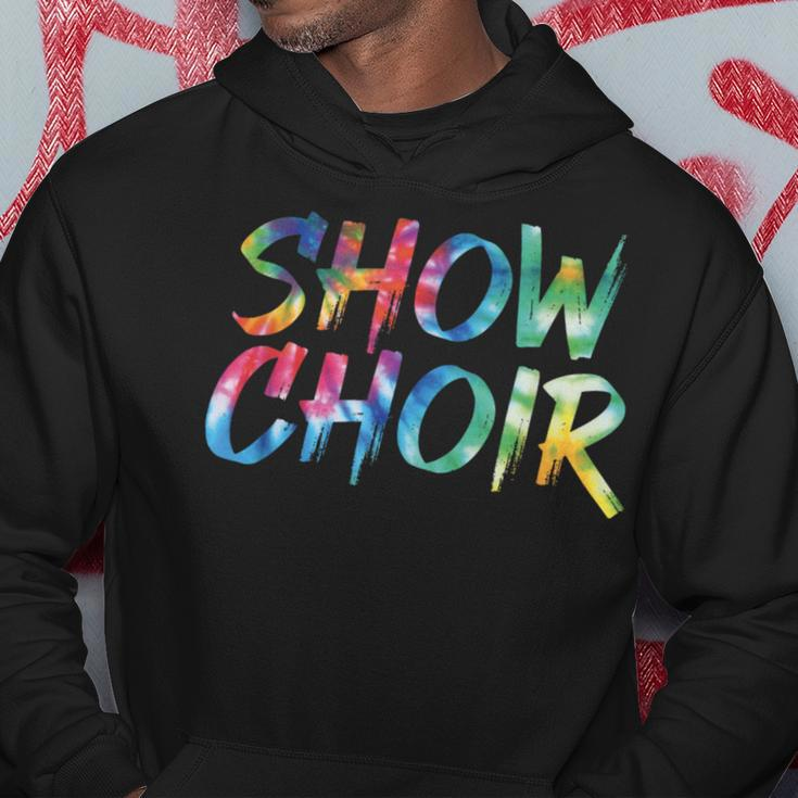 Show Choir Tie Dye Awesome Vintage Inspired Streetwear Hoodie Unique Gifts