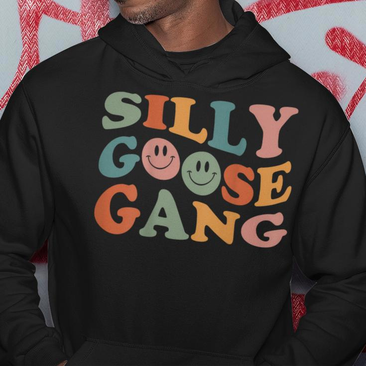 Silly Goose Gang Silly Goose Meme Smile Face Trendy Costume Hoodie Unique Gifts
