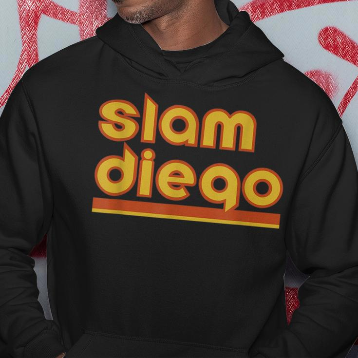 Slam Diego Funny Baseball Standard Baseball Funny Gifts Hoodie Unique Gifts