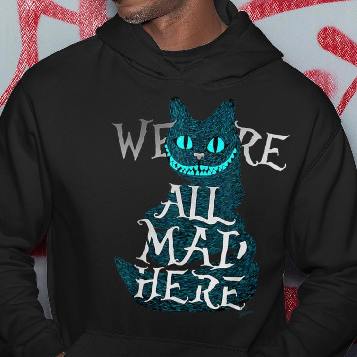 Smiling Cat We Are All Mad Here Cat Hoodie Unique Gifts