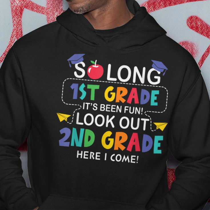 So Long 1St Grade 2Nd Grade Here I Come Back To School Hoodie Unique Gifts