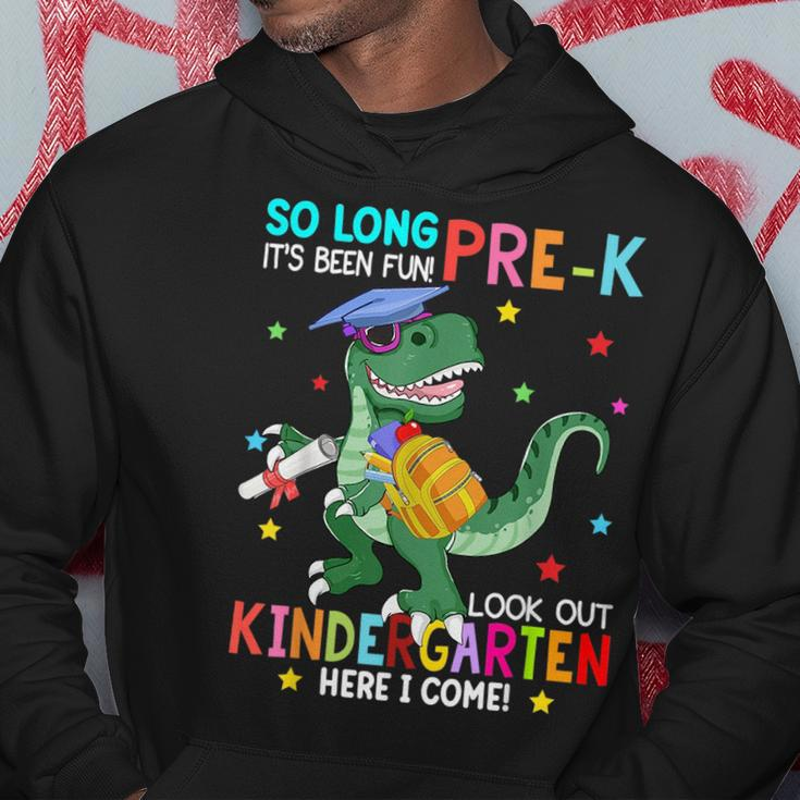 So Long Pre-K Kindergarten Here I Come Dinosaur Graduation Hoodie Unique Gifts