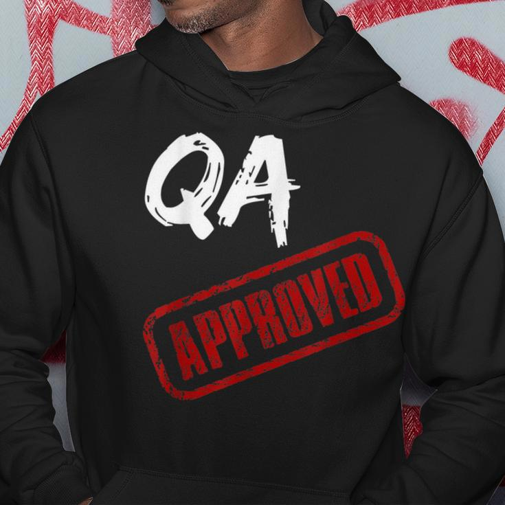 Software Qa Tester Qa Approved Hoodie Unique Gifts