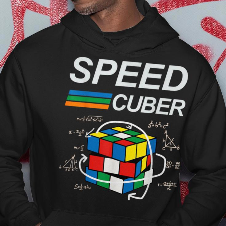 Speed Cuber Competitive Puzzle Speedcubing Players Hoodie Funny Gifts