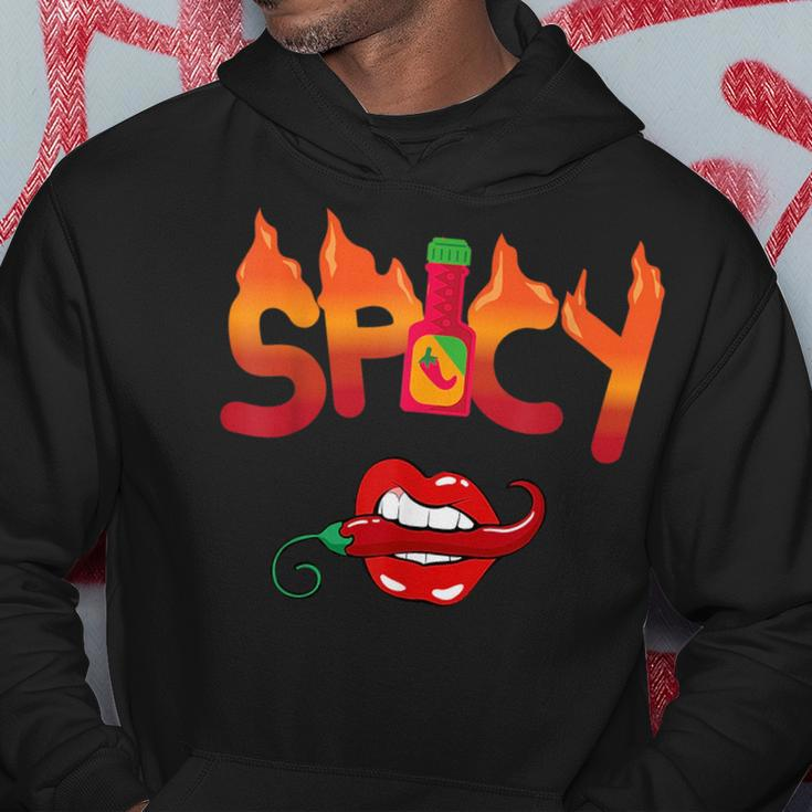Spicy Cute Funny Hot Sauce Hoodie Unique Gifts
