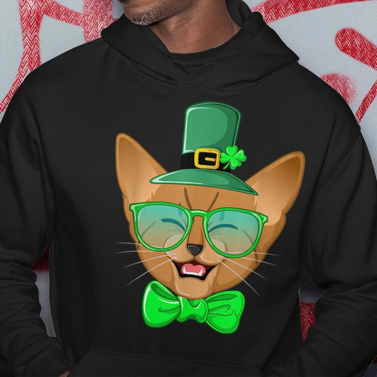 St Patricks Day Cat | Kitty Leprechaun Funny Gift Leprechaun Funny Gifts Hoodie Unique Gifts