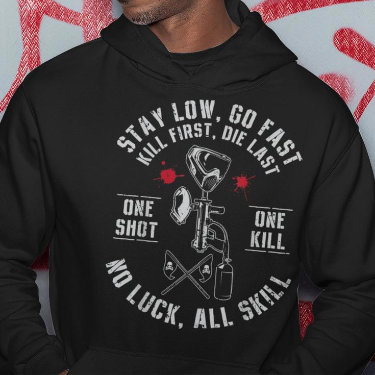Stay Low Go Fast Paintball Players Slogan Men Hoodie Unique Gifts