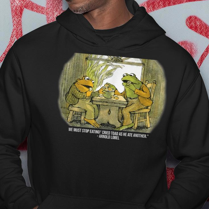 We Must Stop Eating Cried Toad As He Ate Another Frogs Hoodie Funny Gifts