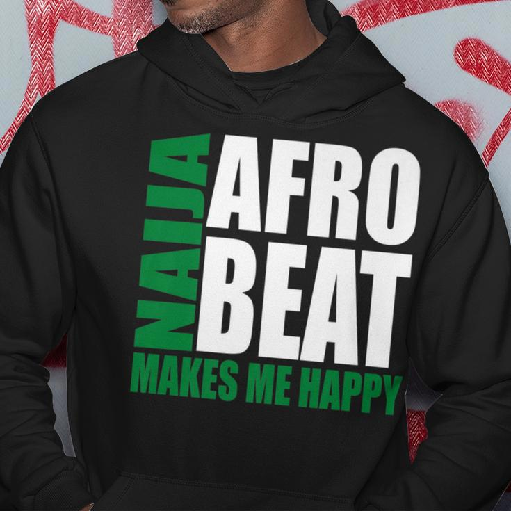 Storecastle Naija Afrobeat Makes Me Happy Nigerian Music Hoodie Unique Gifts
