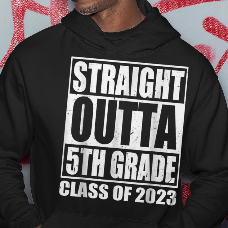 Straight Outta 5Th Grade Class Of 2023 Fifth Grad Graduation Hoodie Unique Gifts