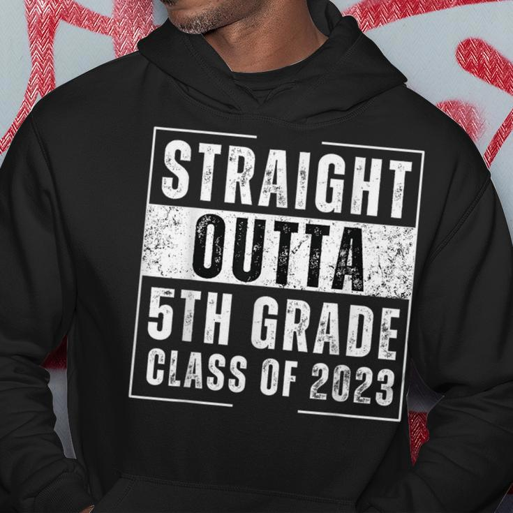 Straight Outta 5Th Grade Class Of 2023 Funny Graduation Hoodie Funny Gifts