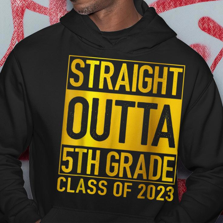 Straight Outta 5Th Grade Class Of 2023 Graduation Graduate Hoodie Unique Gifts