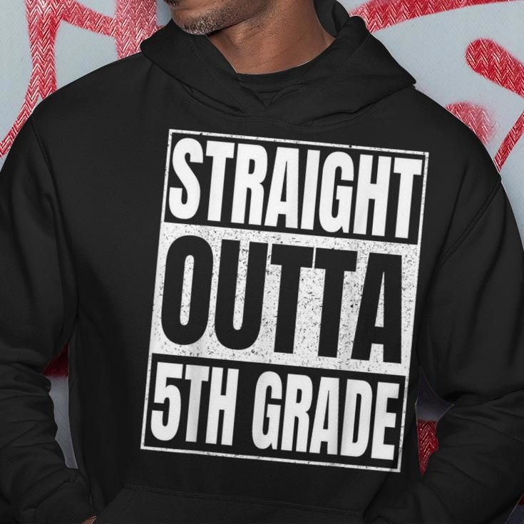 Straight Outta 5Th Grade Graduation Class 2023 Fifth Grade Hoodie Unique Gifts
