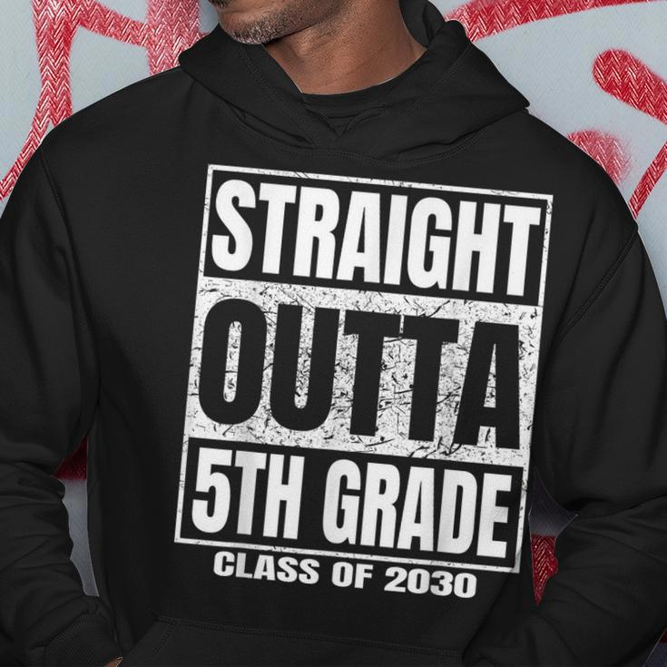 Straight Outta 5Th Grade Graduation Gifts 2030 Fifth Grade Hoodie Unique Gifts