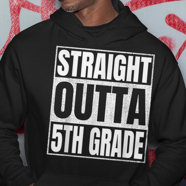 Straight Outta 5Th Grade Great Graduation Gifts Fifth Grade Hoodie Unique Gifts
