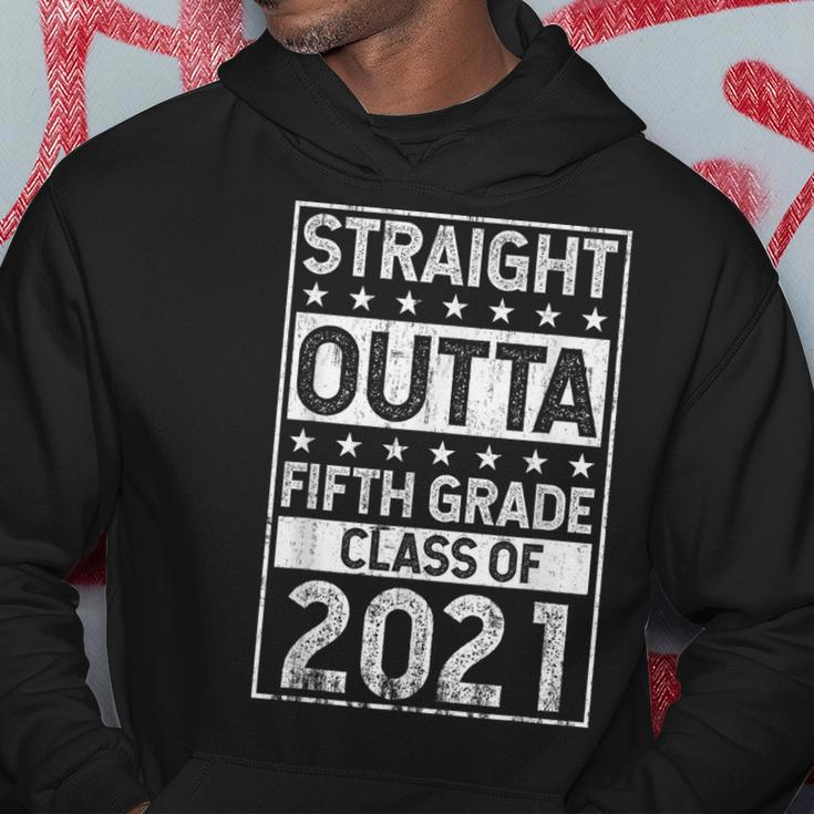 Straight Outta Fifth Grade Graduation 2021 Class 5Th Grade Hoodie Unique Gifts