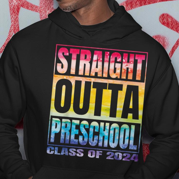 Straight Outta Preschool School Class 2024 School Graduation Hoodie Unique Gifts