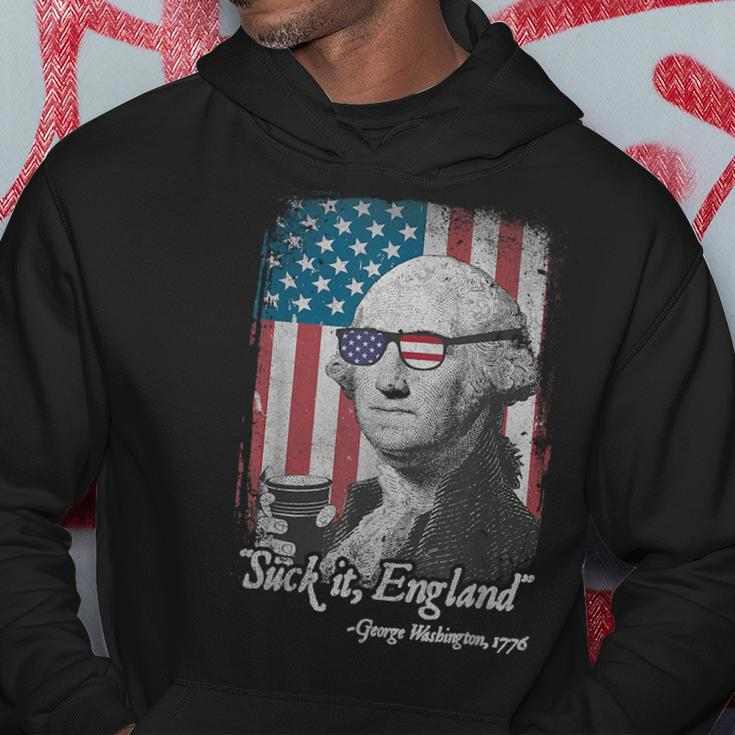 Suck It England Funny 4Th Of July George Washington 1776 Hoodie Personalized Gifts